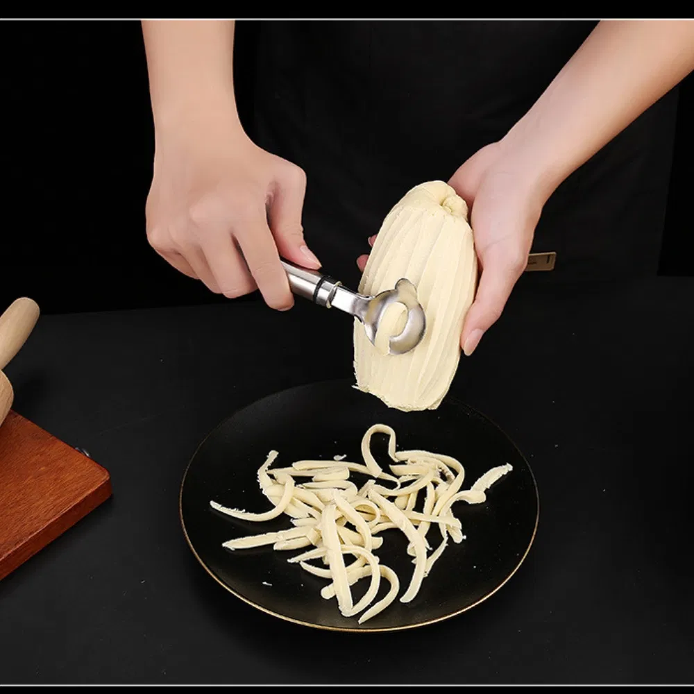 Manual Noodle Cutter Stainless Steel Convenient Pasta Making Tool Bl24700