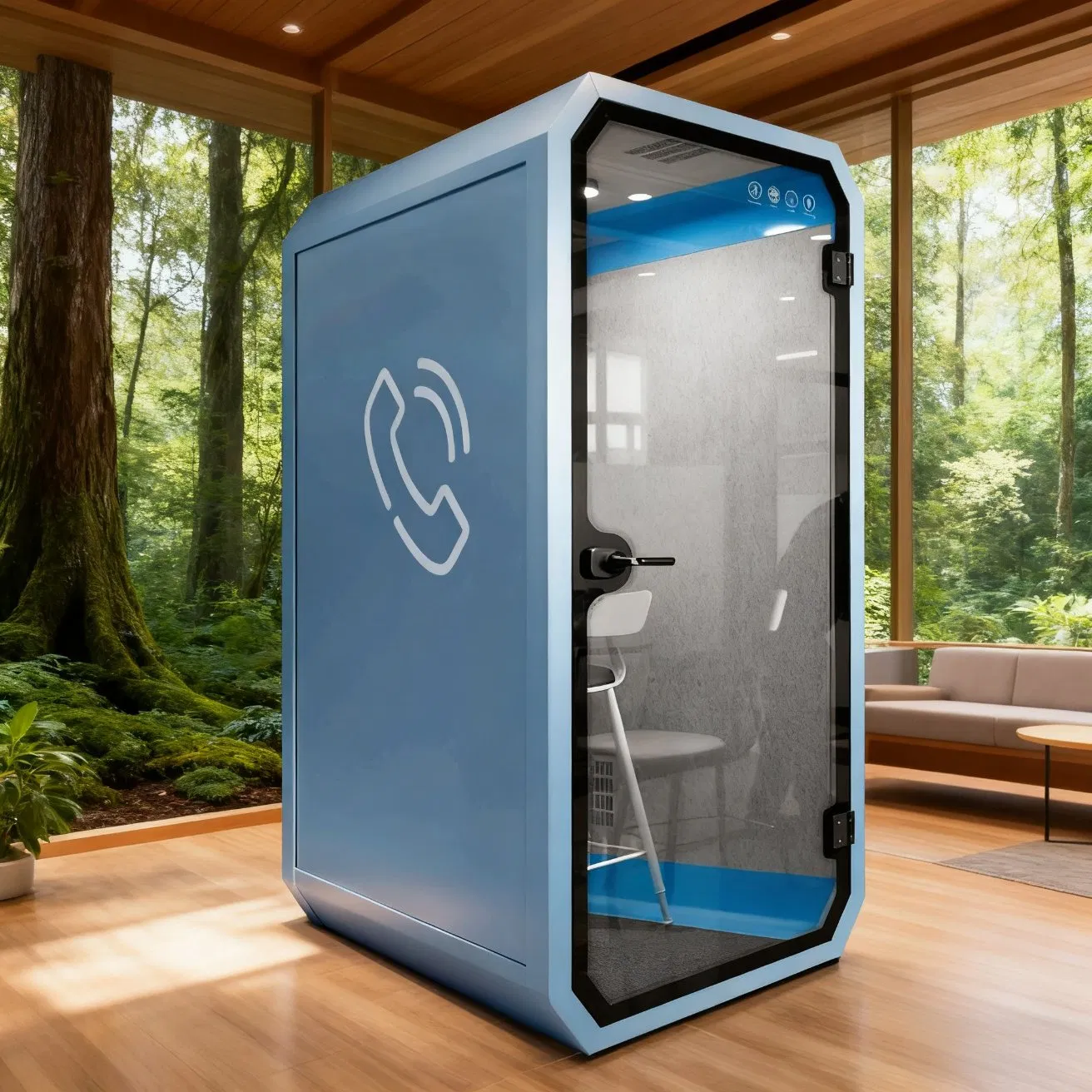 Cheap Price Container House Silent Pod Office Phone Booth Modular Soundproof Cabin