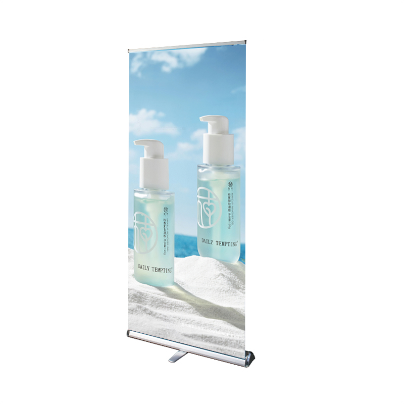 Aluminum Silver Teardrop Roll up Stand Banner Trade Show Backwall Display Exhibition Frame Display