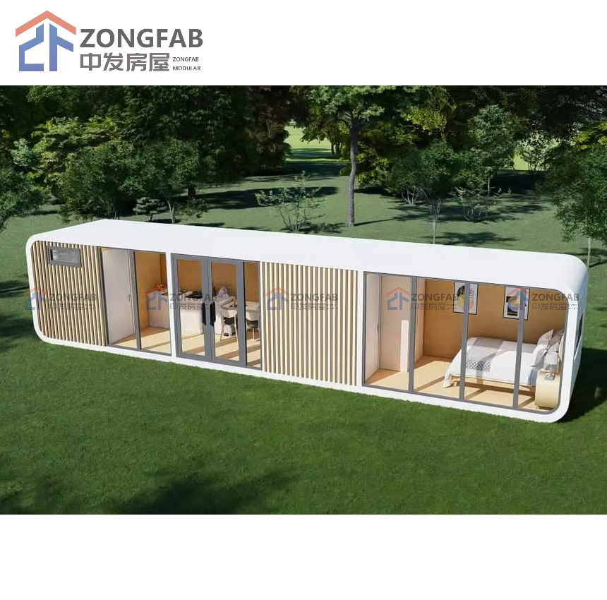 Camping Modular Design Customized Portable Mobile Modular Prefab Cabin Pod Apple House Home