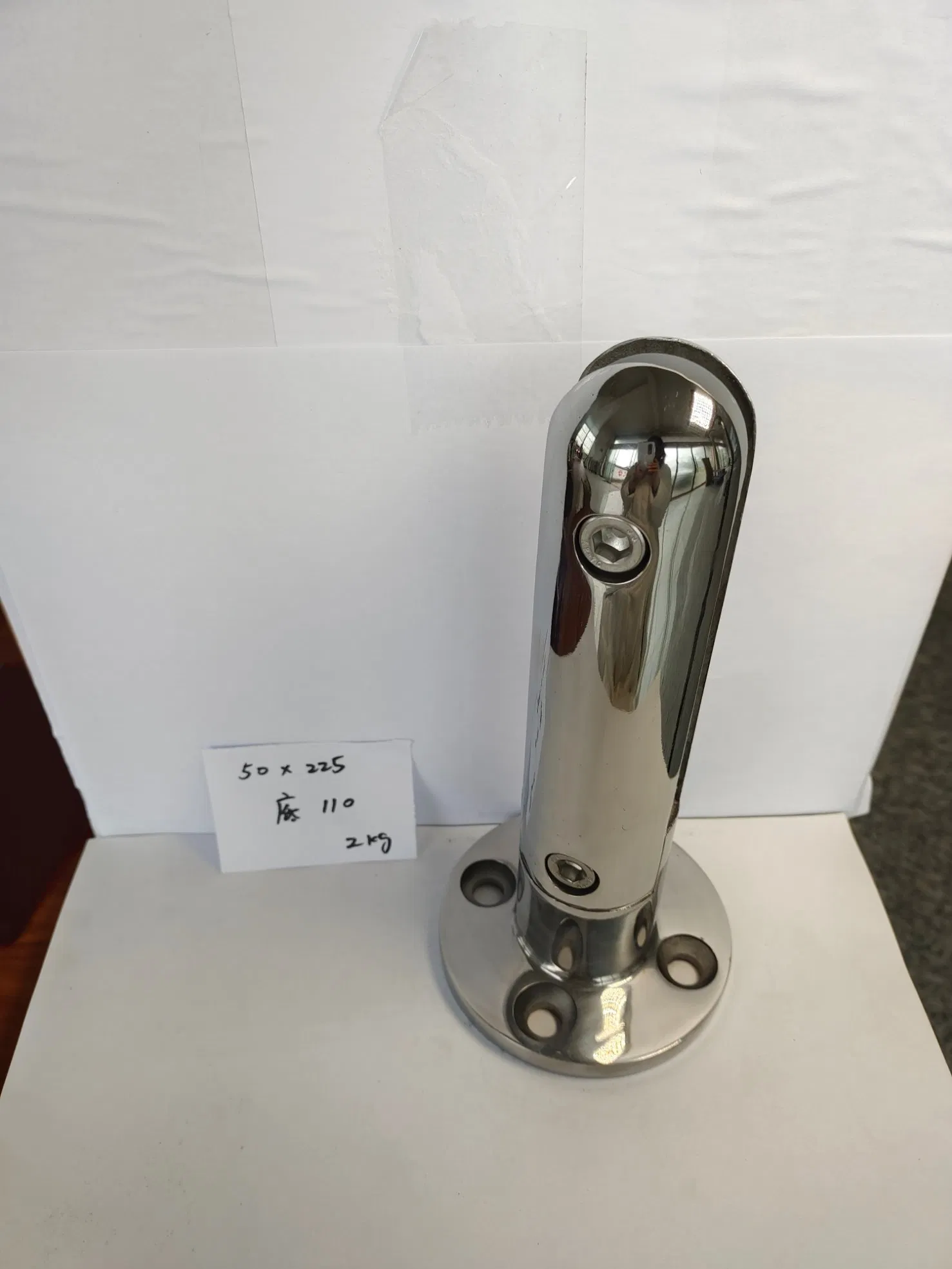 Stainless Steel Swim Flange Spigot Clamp Glass Pool Fence