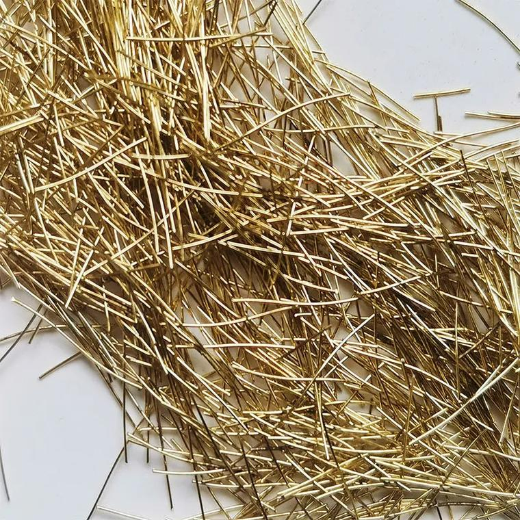Brass Coated Micro Steel Fibers for Concrete Reinforcement