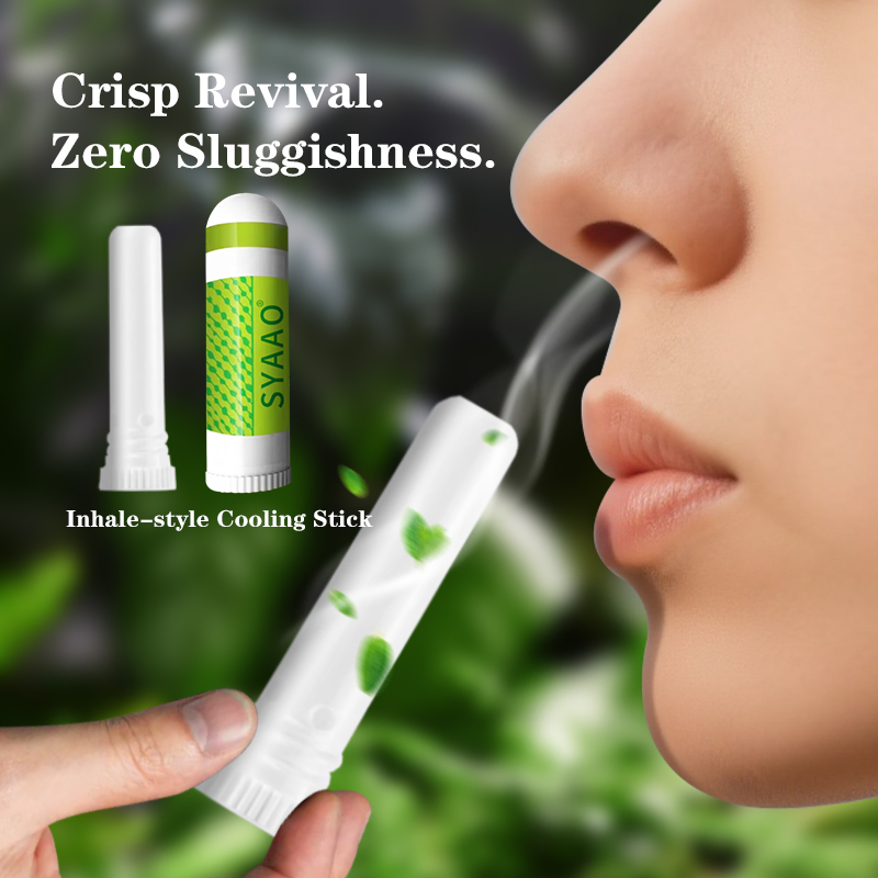 Free Shipping Mint Smell Relief Dizziness Inhaler Bracing Breezy Asthma Refreshing Nasal Inhaler