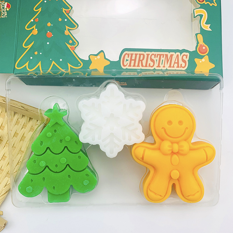 Wholesale Christmas Gift Handcraft Soap Herbal Scented Souvenir Body Whitening Beauty Skin Lightening Soap