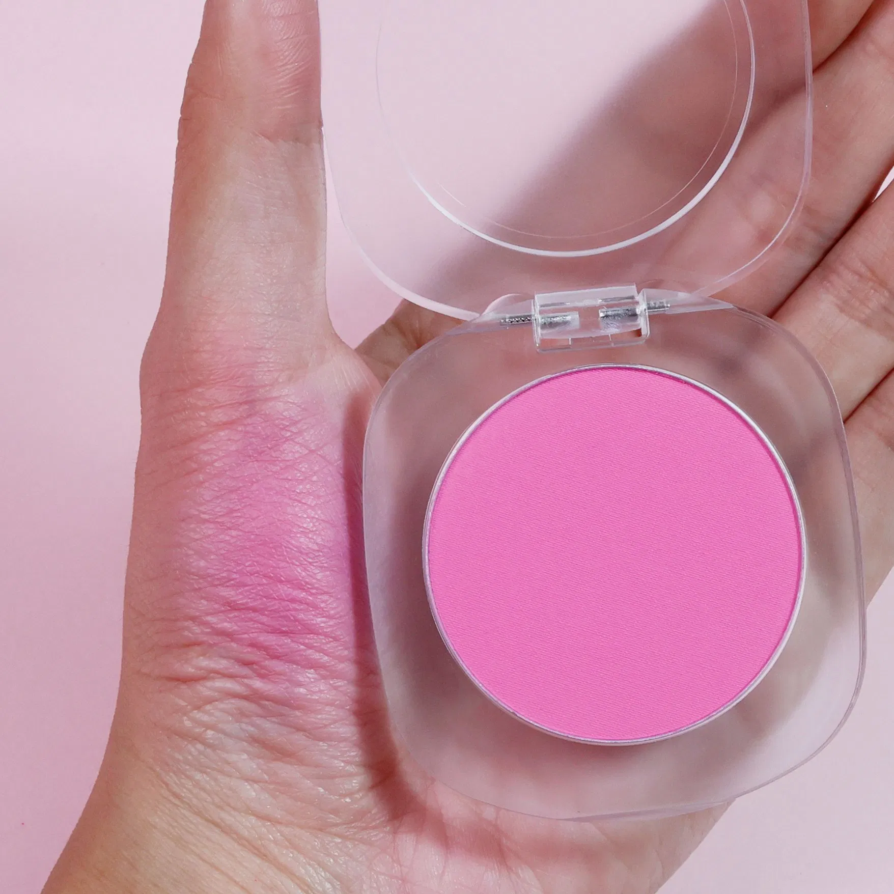 Private Label Best Selling Blush on Pigmented Vegan Face Pressed Powder Blush Custom Makeup Blusher