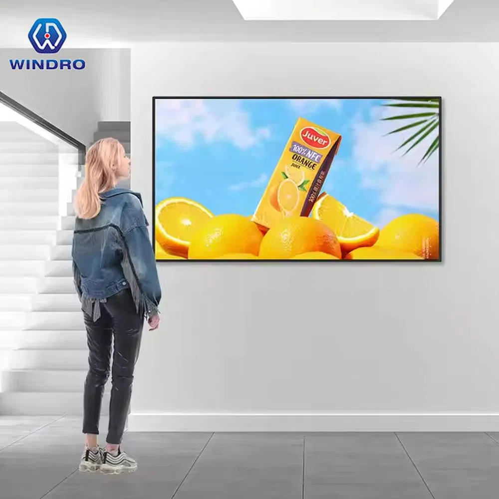 32-дюймовый сенсорный LCD-экран для рекламы, 500 нит