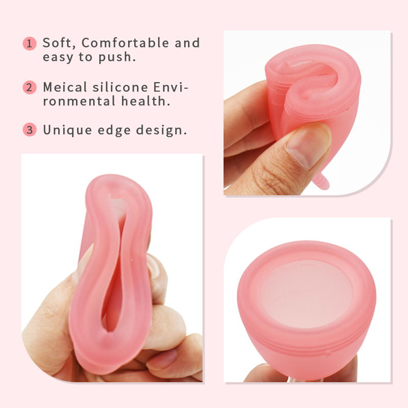 Private Label 100% Medical Grade Silicone Period Cup Women Reusable Menstrual Cup