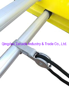 20 Steps Rope Operated Combination Extension Fiberglass Ladder / Aluminum Ladder