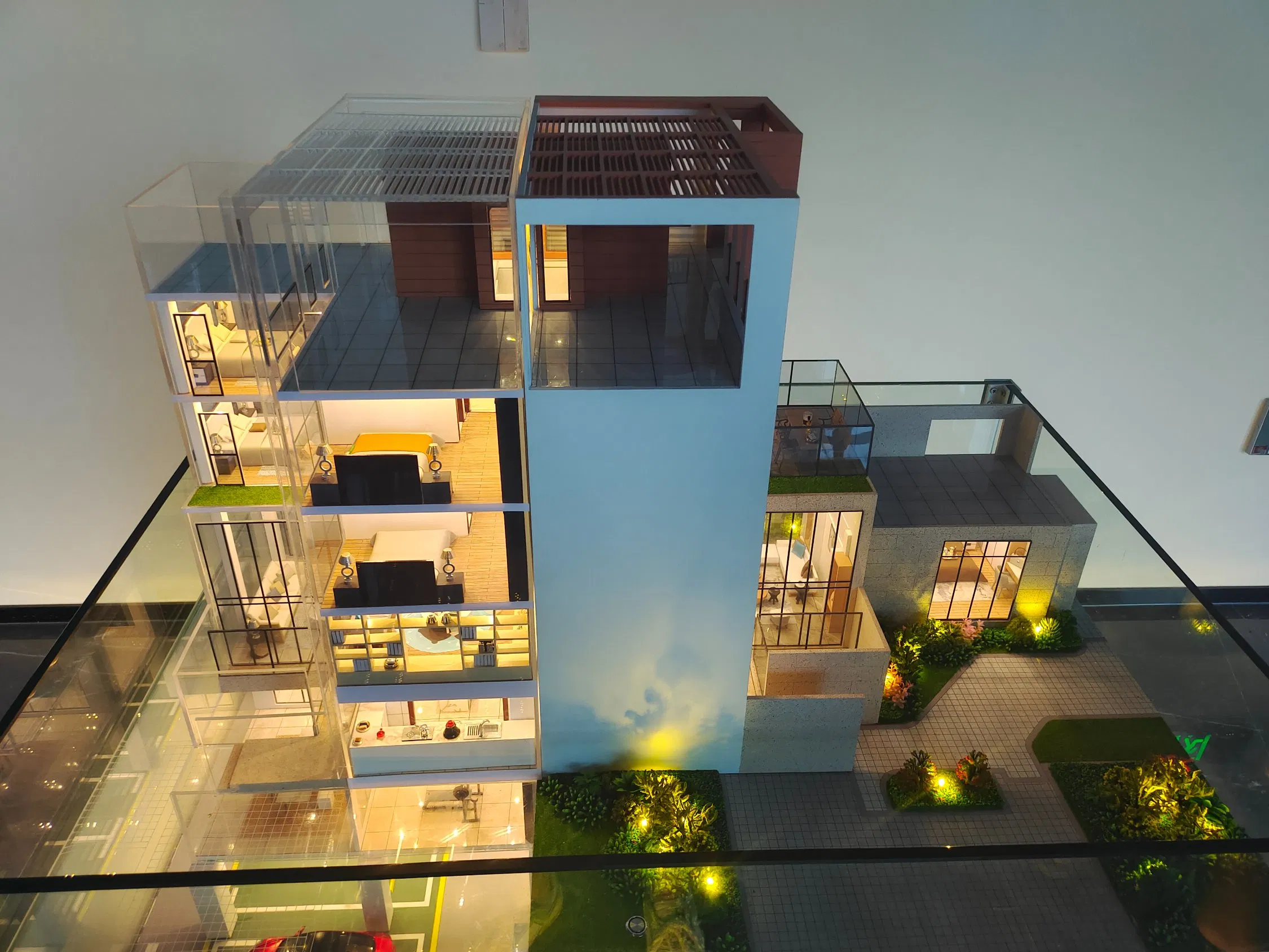 High Quality Professional Design Residential Apartment Building Models for Display