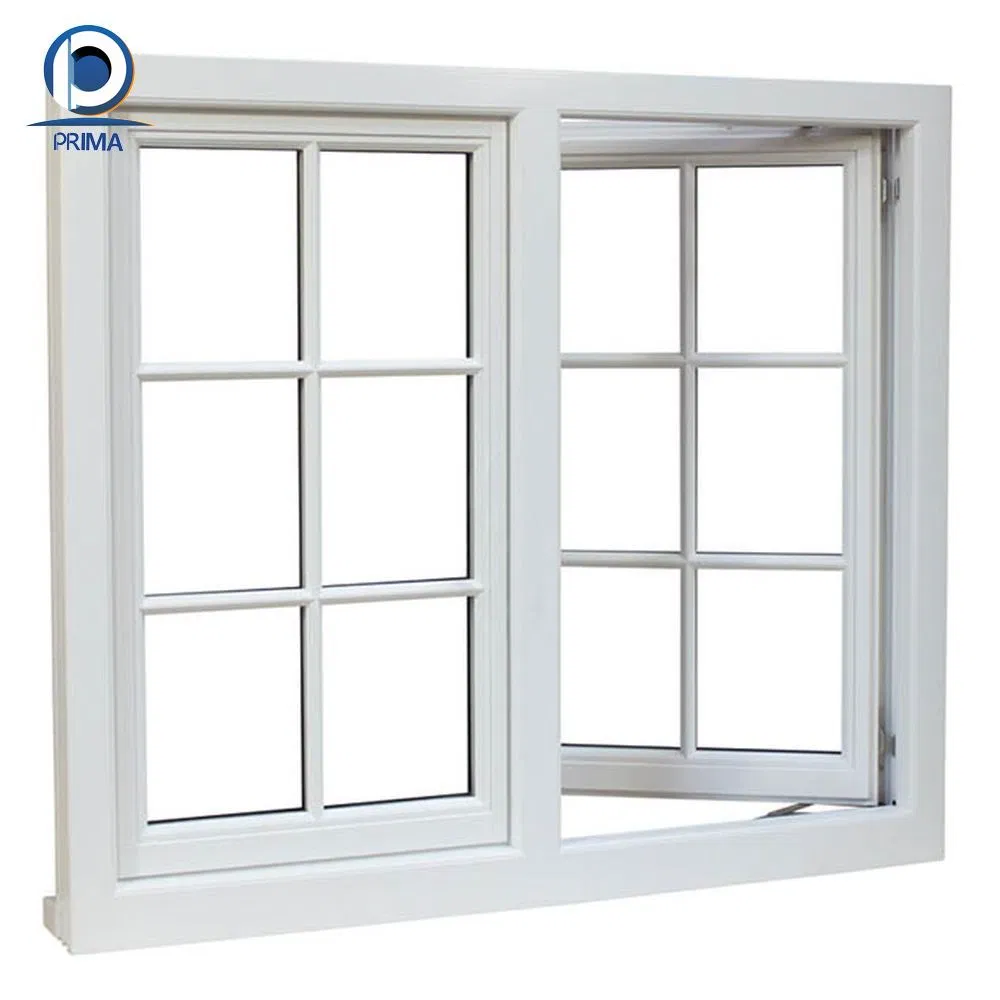 Customized All Weather Heat Insulation PVC UPVC House Windows