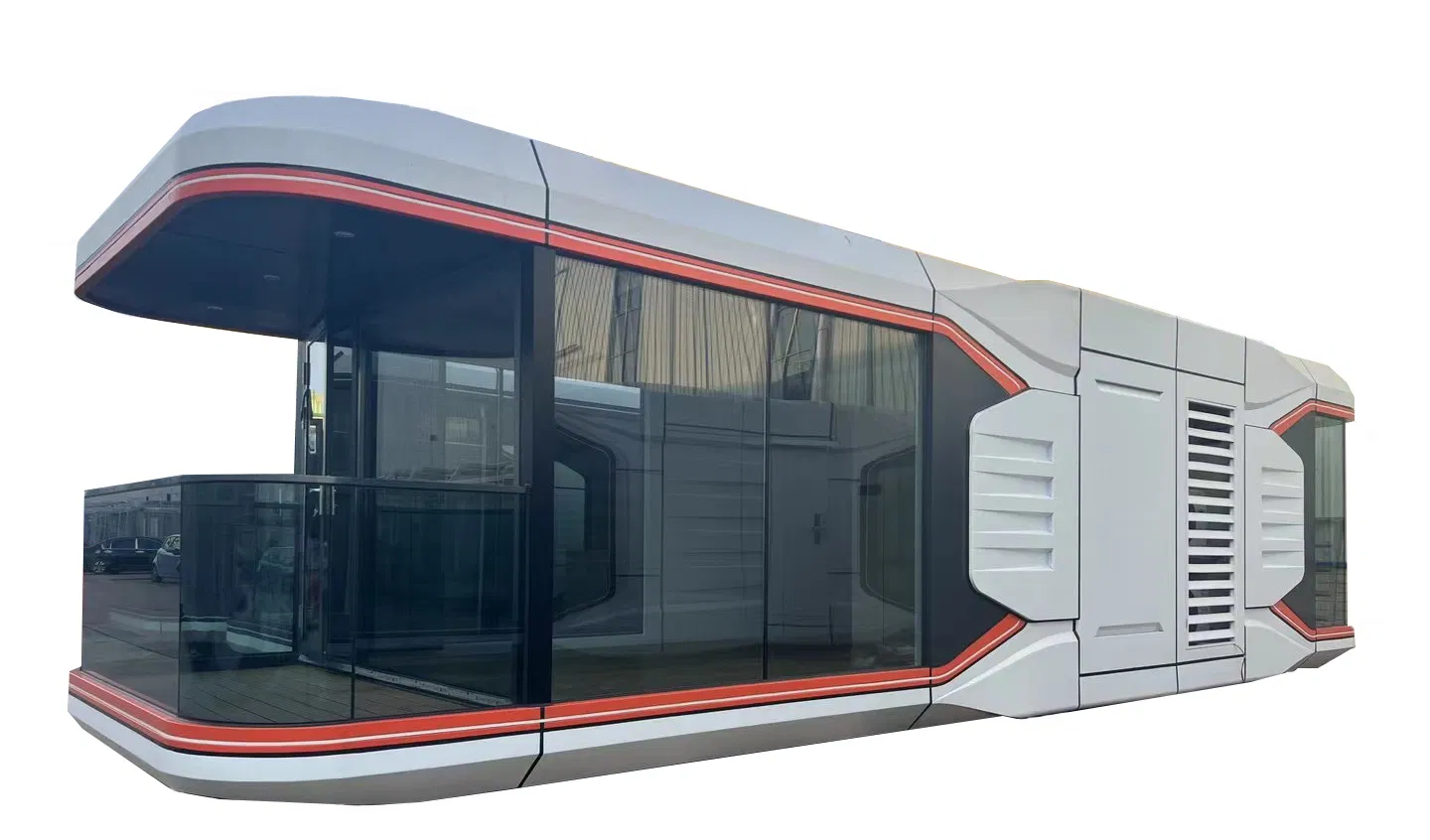 Luxury Prefab Home Apple Cabin with Bathroom Space Capsule House