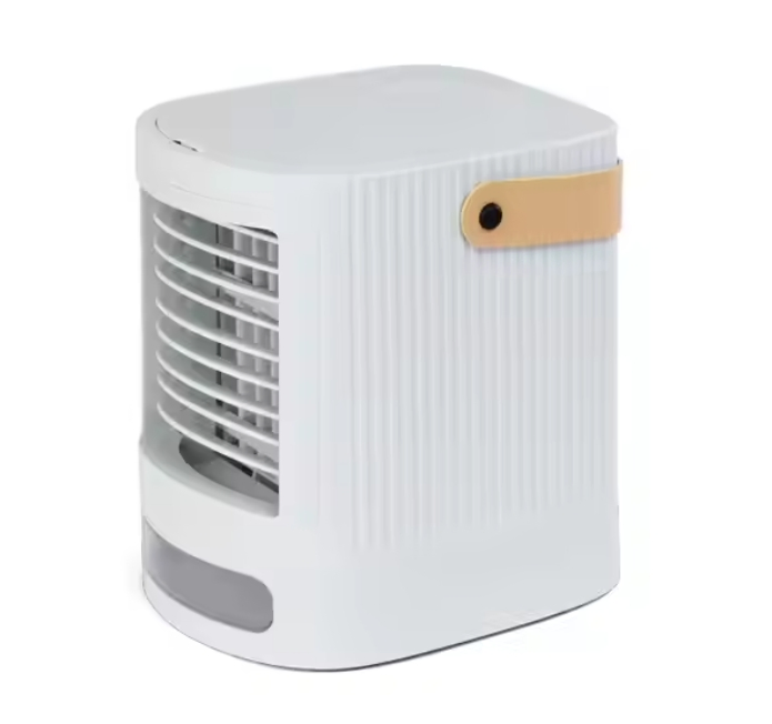 Mini Portable Handheld Desk AC - Rechargeable, Cooler & Humidifier with Bed Fan
