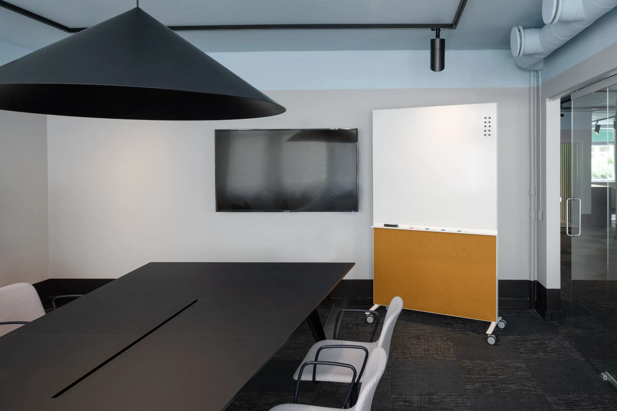 Eco-Friendly Pet Acoustic Floorstanding Partition Soundproof Acoustic Writing Noticeboard Acoustic Mobile Whiteboard