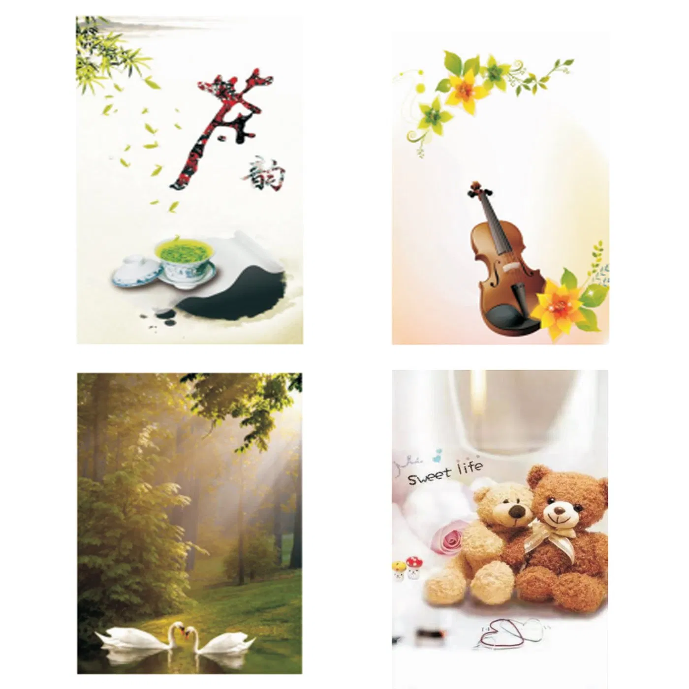 1688 Hot Sale Plug-in Heating Panel Electric Heater Decorative Art Painting Panel Wall Heater