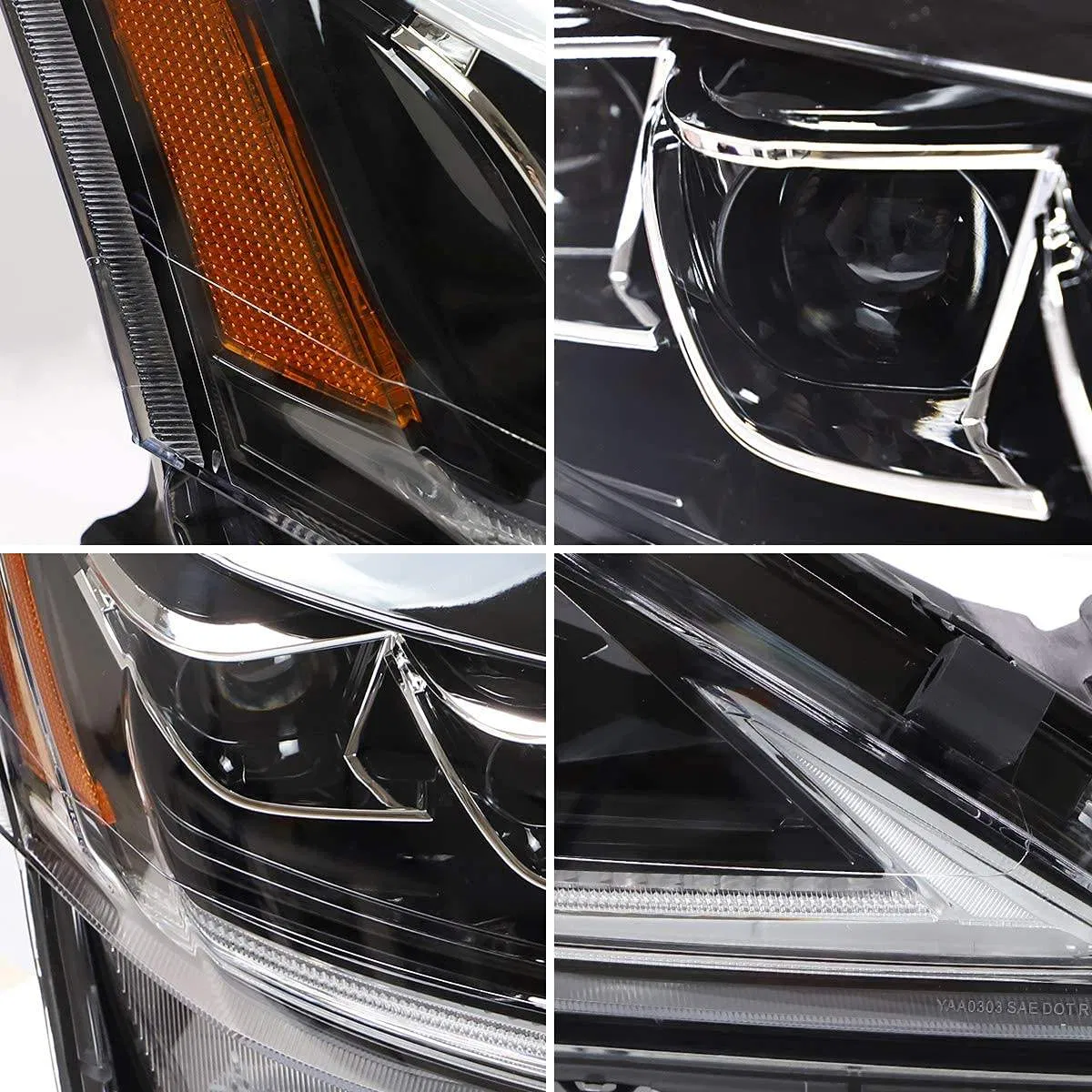 15-25W Clear High-Power LED Car Headlight for Vehicle Repair