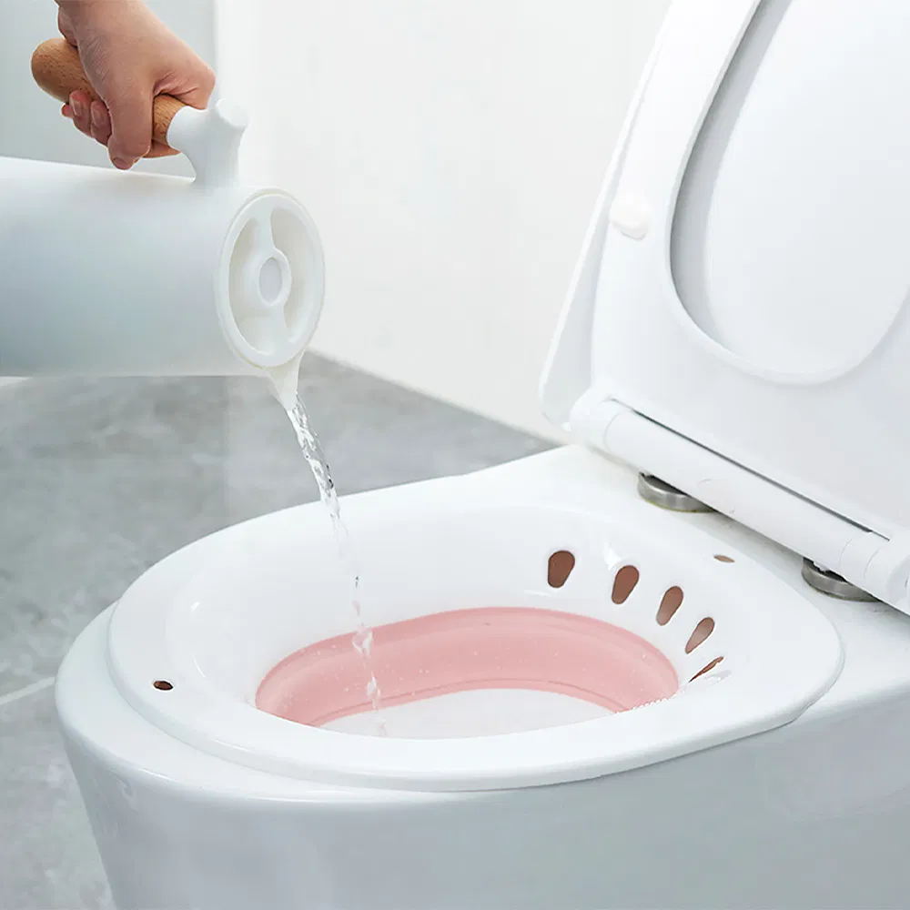 Портативный биде для женщин, пластиковый, складной