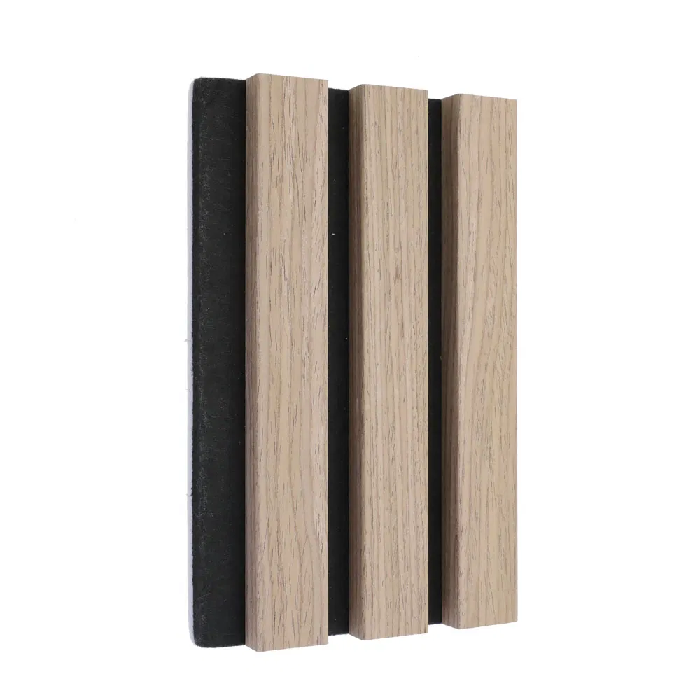 3 Sides Soundproof Wall Panel MDF Acoustic Panel Wooden Sound Pet Design