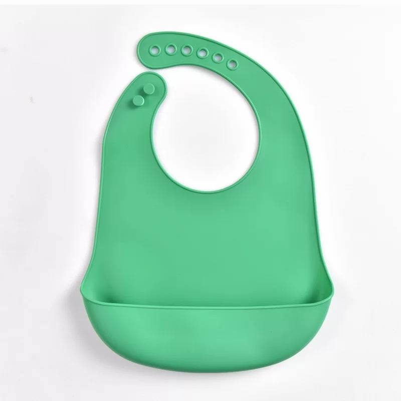 Hot Selling Baby Eating Waterproof Summer Light Silicone Dental Bibs