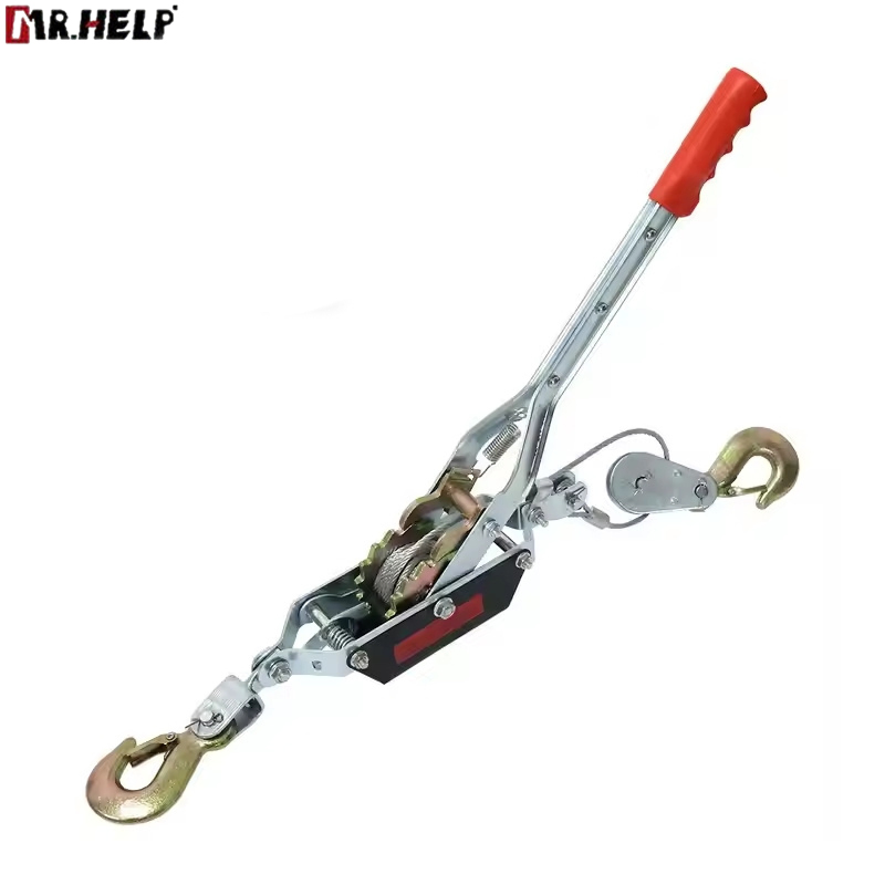 4-Ton CE Heavy-Duty Cable Tool Wire Rope Manual Cable Ratchet Power Puller