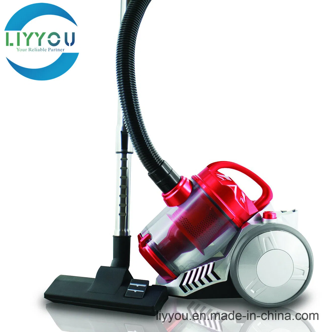 Corded Bagless Canister Vacuum Cleaner with HEPA Air Outlet Filter