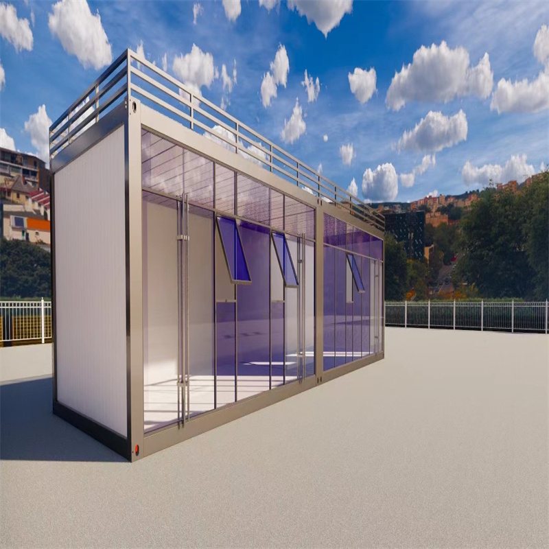 40FT Steel Structure Portable Prefabricated Modified Shipping Container Shop for Coffee Snack