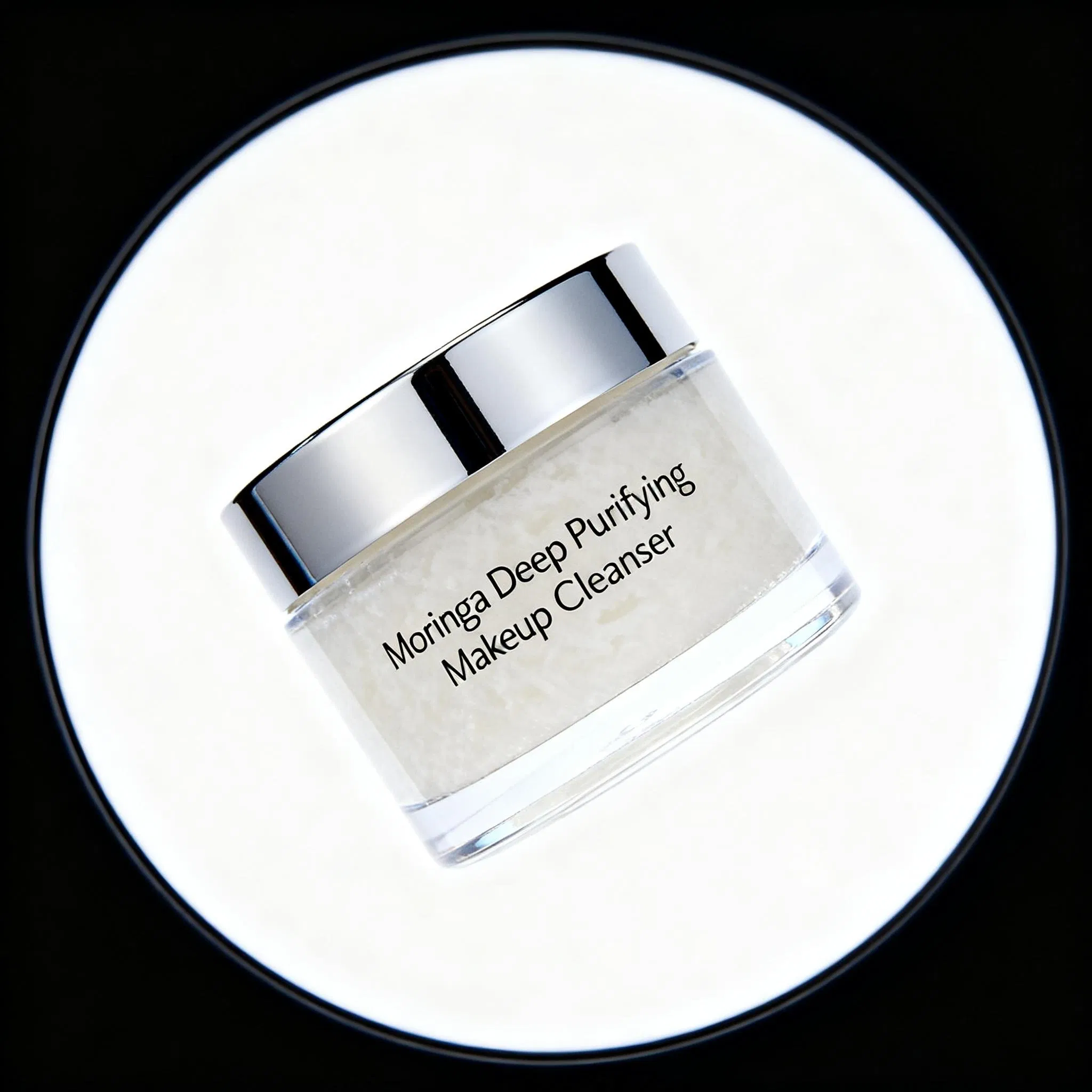 Gentle Tear-pH Balanced and Soothing Face Cleanser with Moringa Oil and Bisabolol for Eye Area Safe Makeup Removal