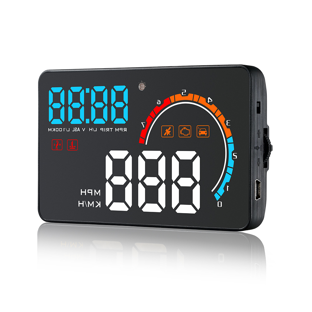 Проекционный дисплей HUD OBD2 GPS 3.5 дюйма LED