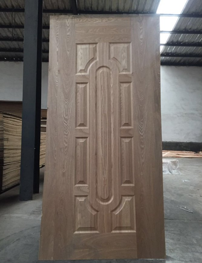 Teak Veneer HDF Doorskin Natural Teak /Sapeli Veneer HDF Doorskin