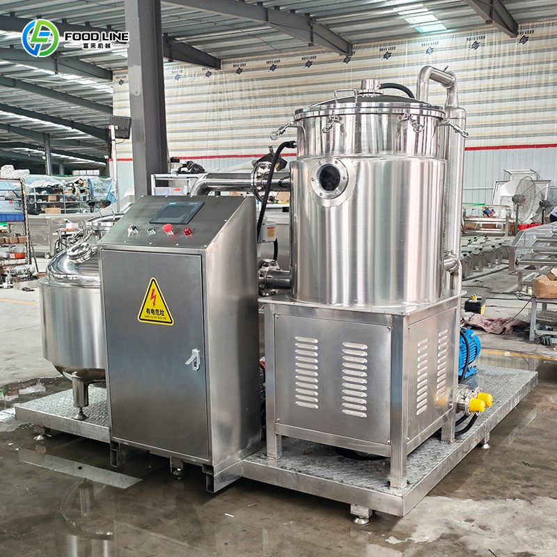 High Energy Utilization Rate Continuous Fruit Vacuum Frying Machine