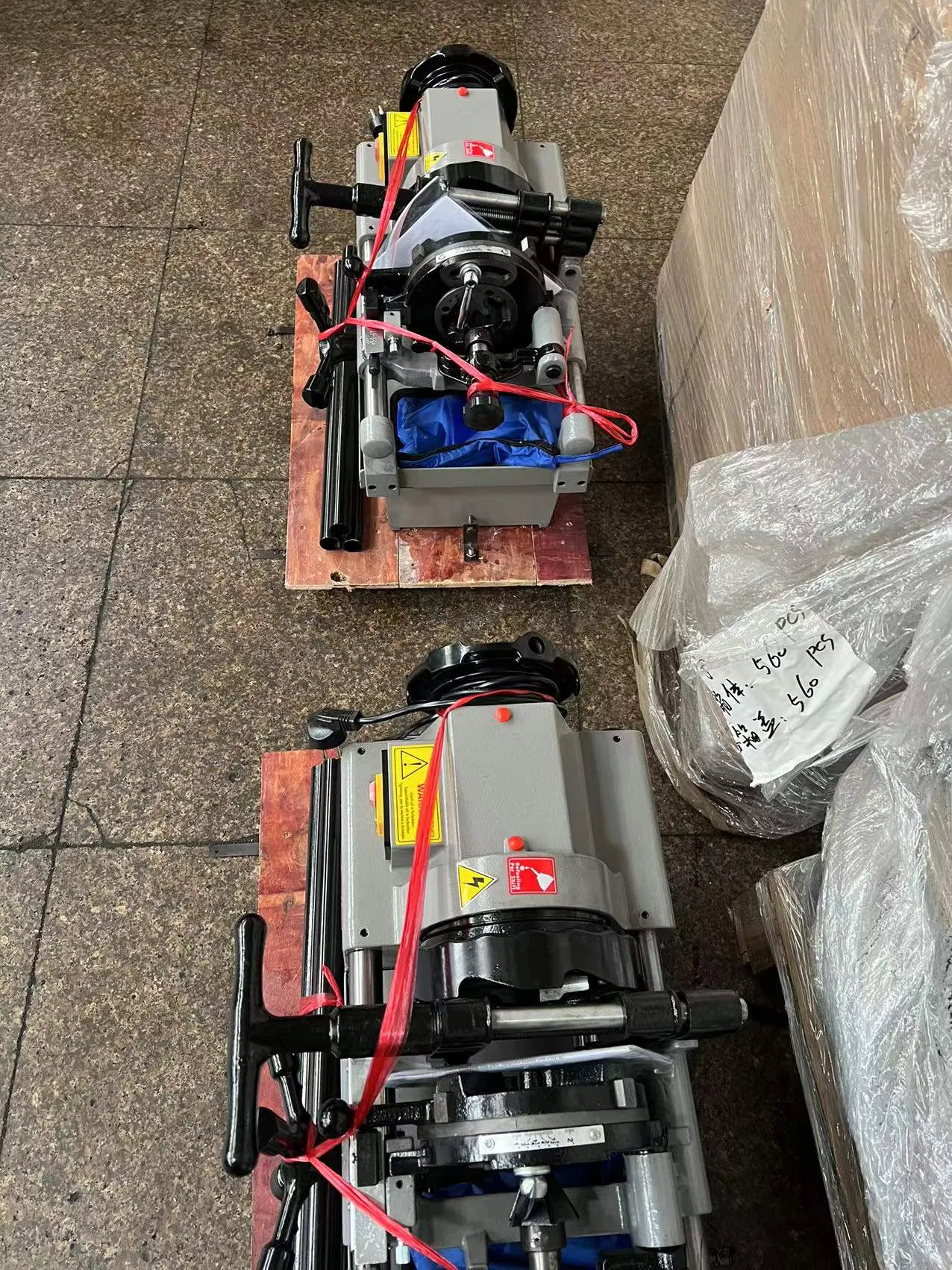 High Efficiency Electric Pipe Threading Machine Steel Pipe Automatic Cut off Threading Machine