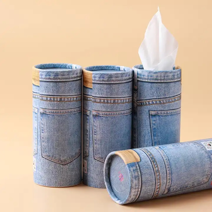 Company Promotion Event Paper Cone Tissue Box High Quality 2 Ply Virgin Pulp Machine Paper Cone for Car Facial Tissue