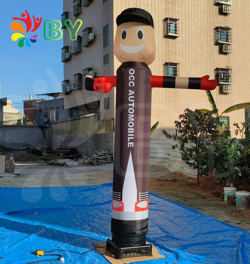 New Design 10FT Tall Wacky Waving Inflatable Dancing Tube Guy Air Dancers Inflatable Tube Man Set