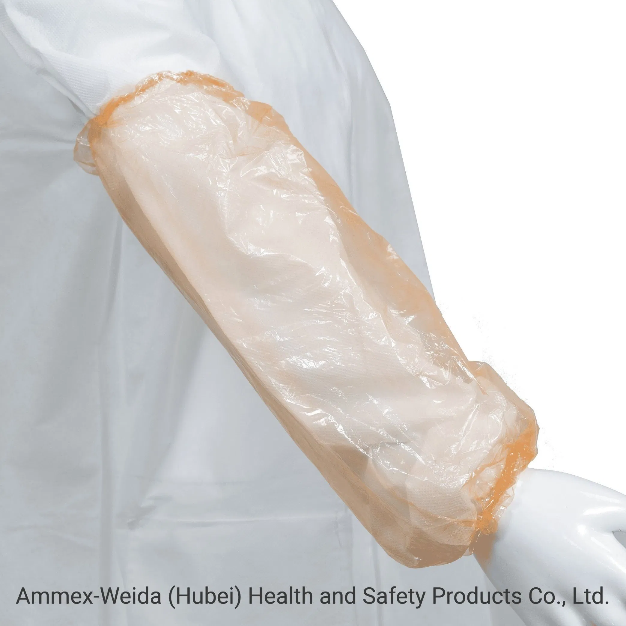 Colorful Waterproof PE Oversleeves Disposable Use Oil-Proof Plastic Oversleeves Kitchen Use PE Armsleeves