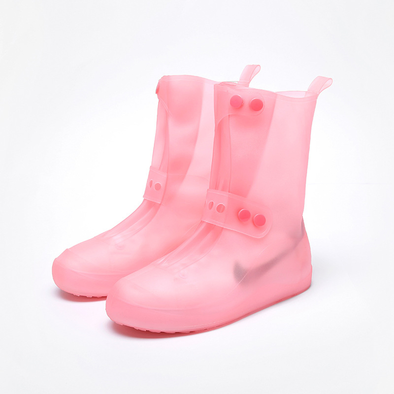 Silicone Rain Shoe Cover Waterproof and Anti-Slip for Outdoor Cycling Thickened Wear-Resistant