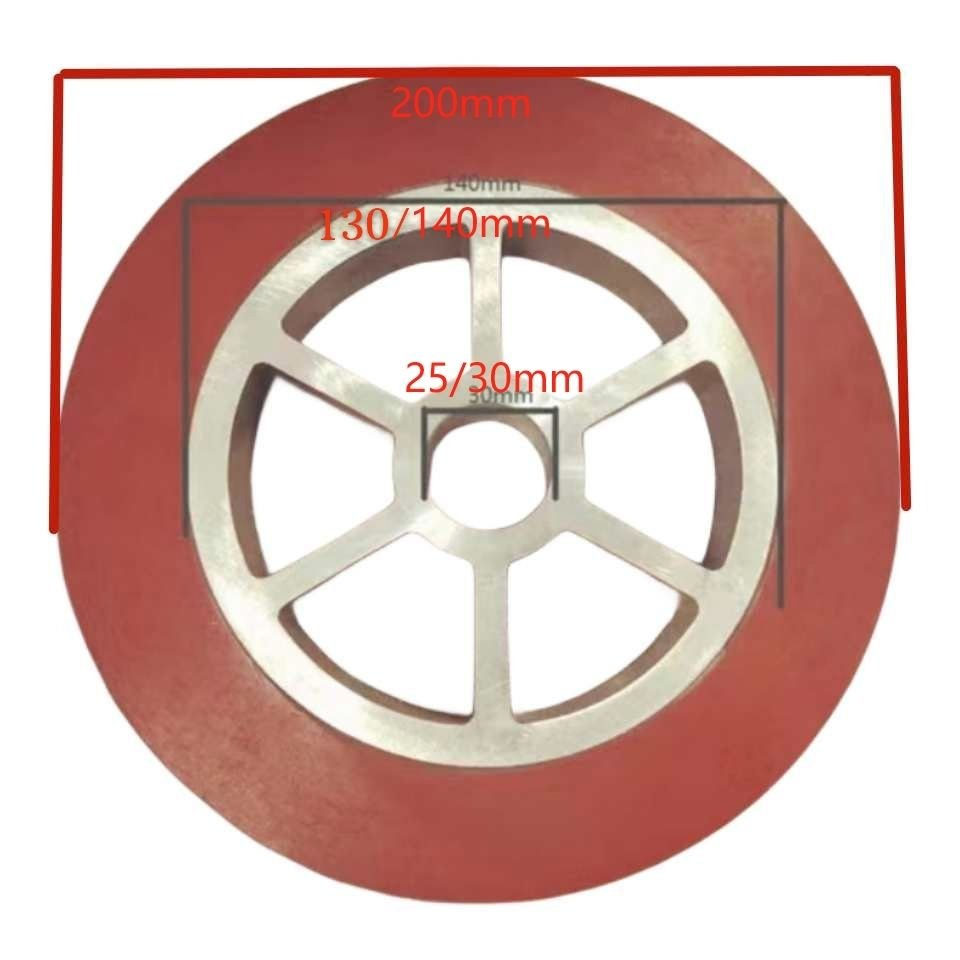 High Temperature Rubber Wheel for Edgebander