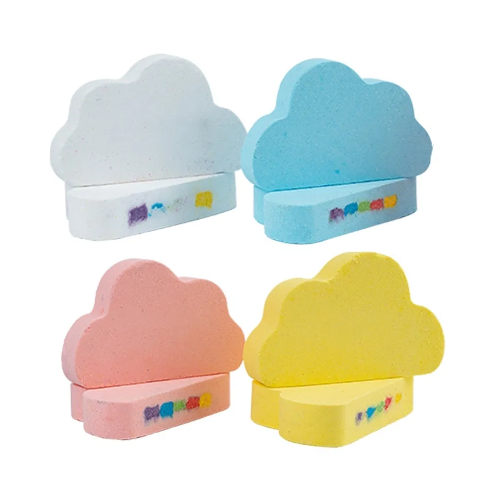 Invigorating Clouds Shape Shower Bath Salt Bomb for Uplifting Daily Wellness Rituals