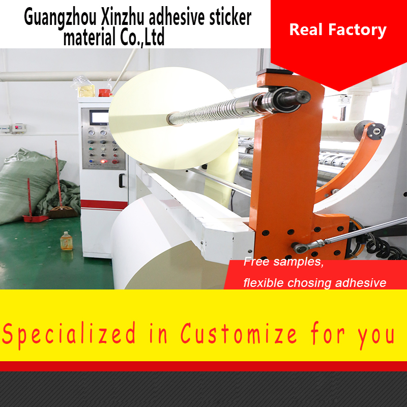 Customized Direct Thermal Shipping Label Supermarket Price Sticker Paper Raw Material