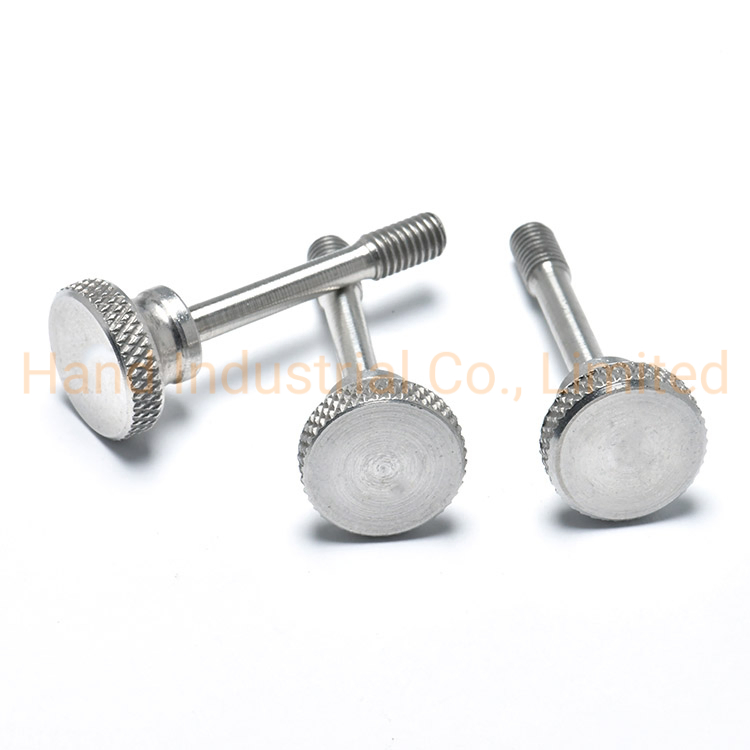 Винты панельные с буртиком и накатанной головкой M3 M4 M5