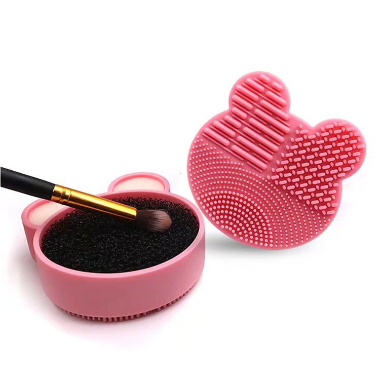 Hot Sale Remover Wet Automatic Makeup Brush Cleaner and Dryer Silicone Makeup Brush Cleaning Sponge Box Machine