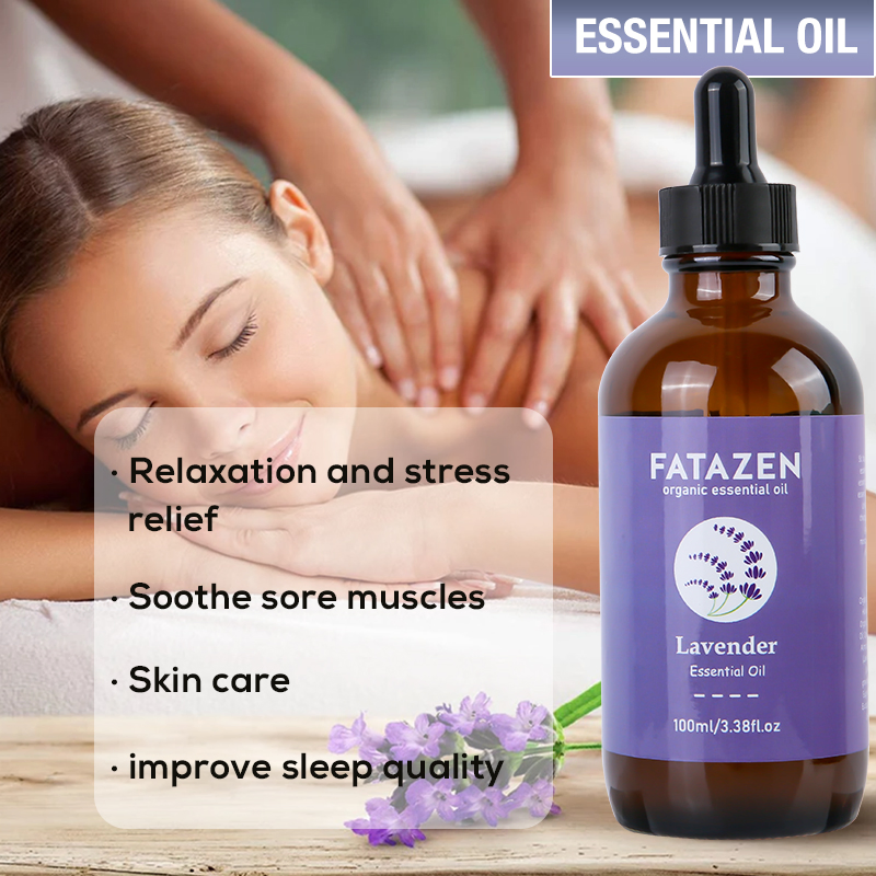 Saving Insomnia Body SPA Moisturizer Soothe Sore Muscles Lavender Massage Essential Oil
