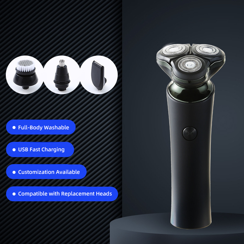 Mini Electric Shaver Men's Bald Face USB Rechargeable Hair Clipper