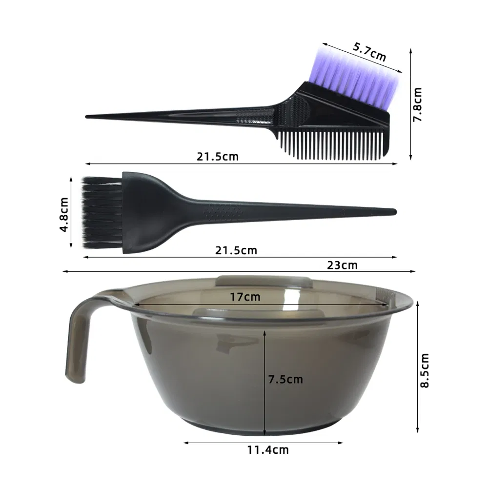 Набор для окрашивания волос: миска и кисти Beauty Barber