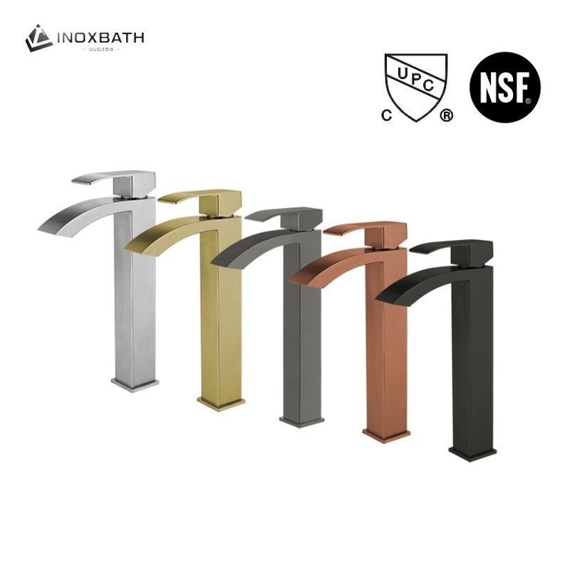 Modern Waterfall Stainless Steel Bathroom Basin Faucet Enhances Bathroom Aesthetics