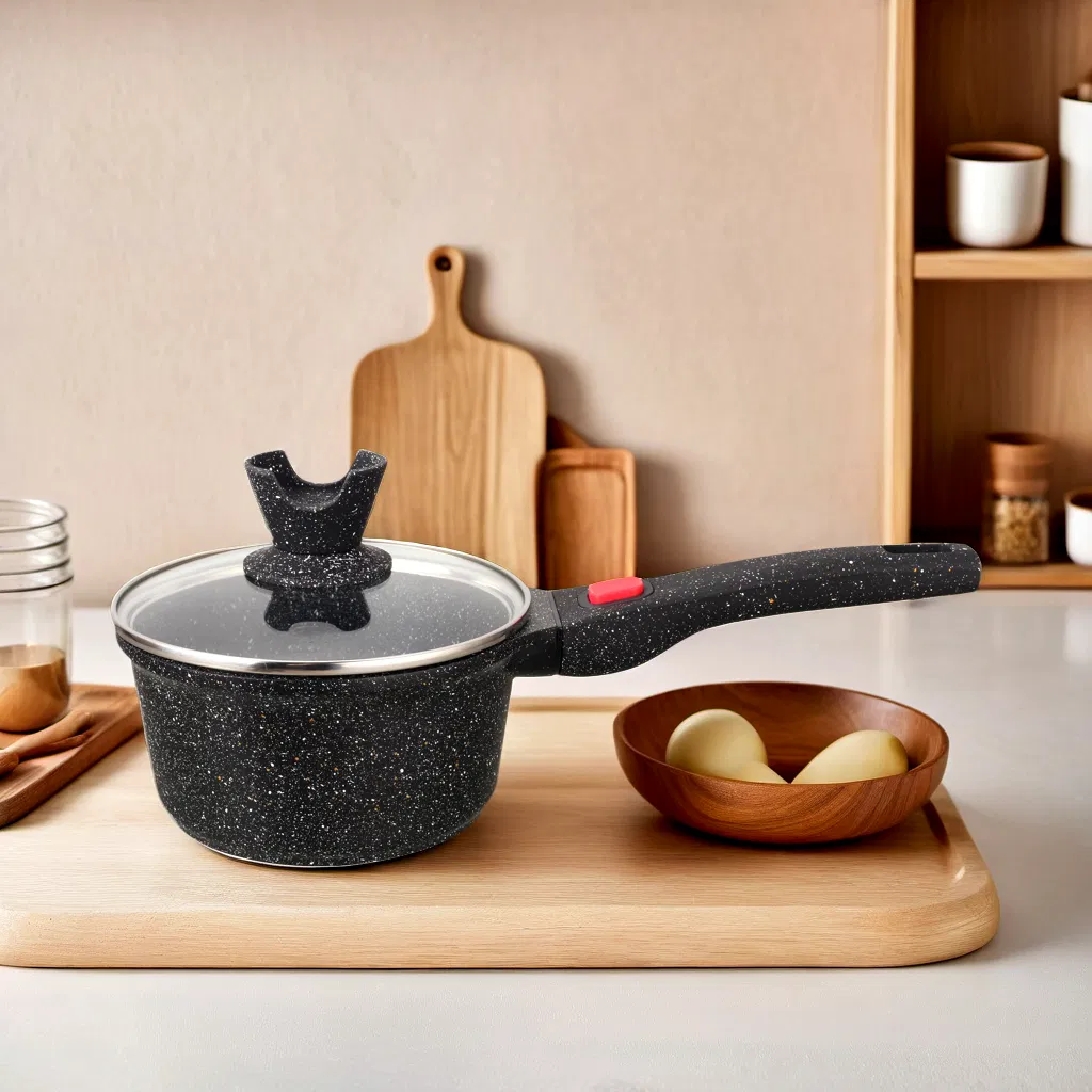 Factory Price Mini Non-Stick Cooking Pot Milk Pan Saucepan Commercial Use Cookware