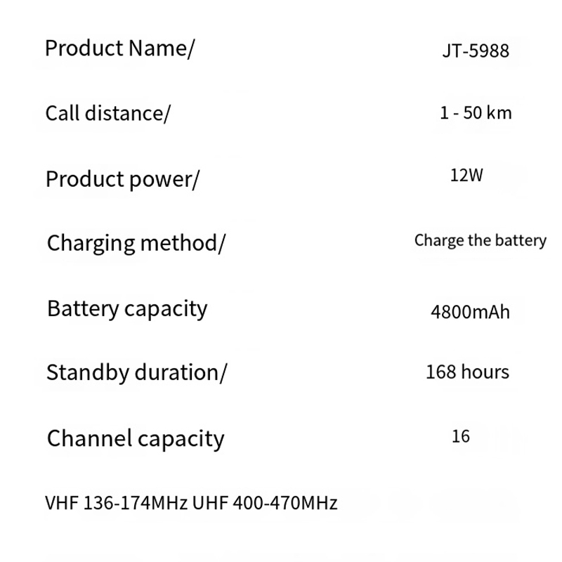 Портативная рация 10W, 32 канала, дальность до 4 км