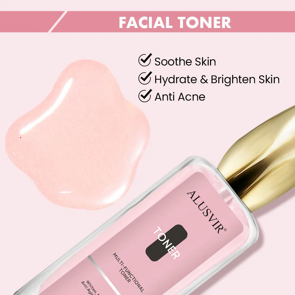 Whitening Rose Facial Toner Vitamin C Anti Aging Hyadrating Glowing Facial Toner