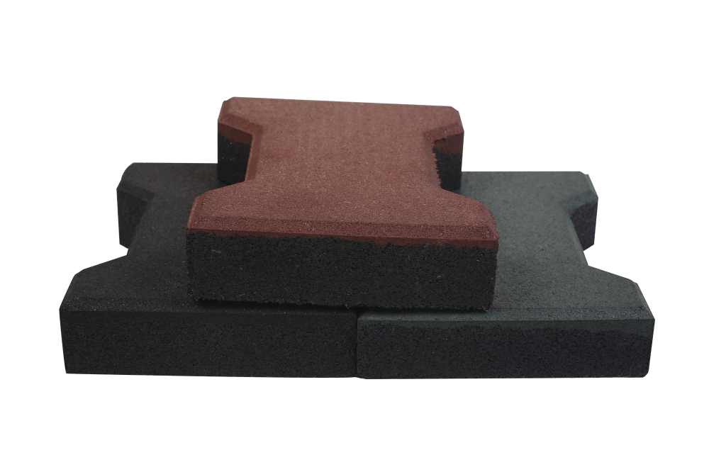 Outdoor Safety Rubber Tiles Mats Floor for Children Playground School/Park Use Rubber Tile Mat