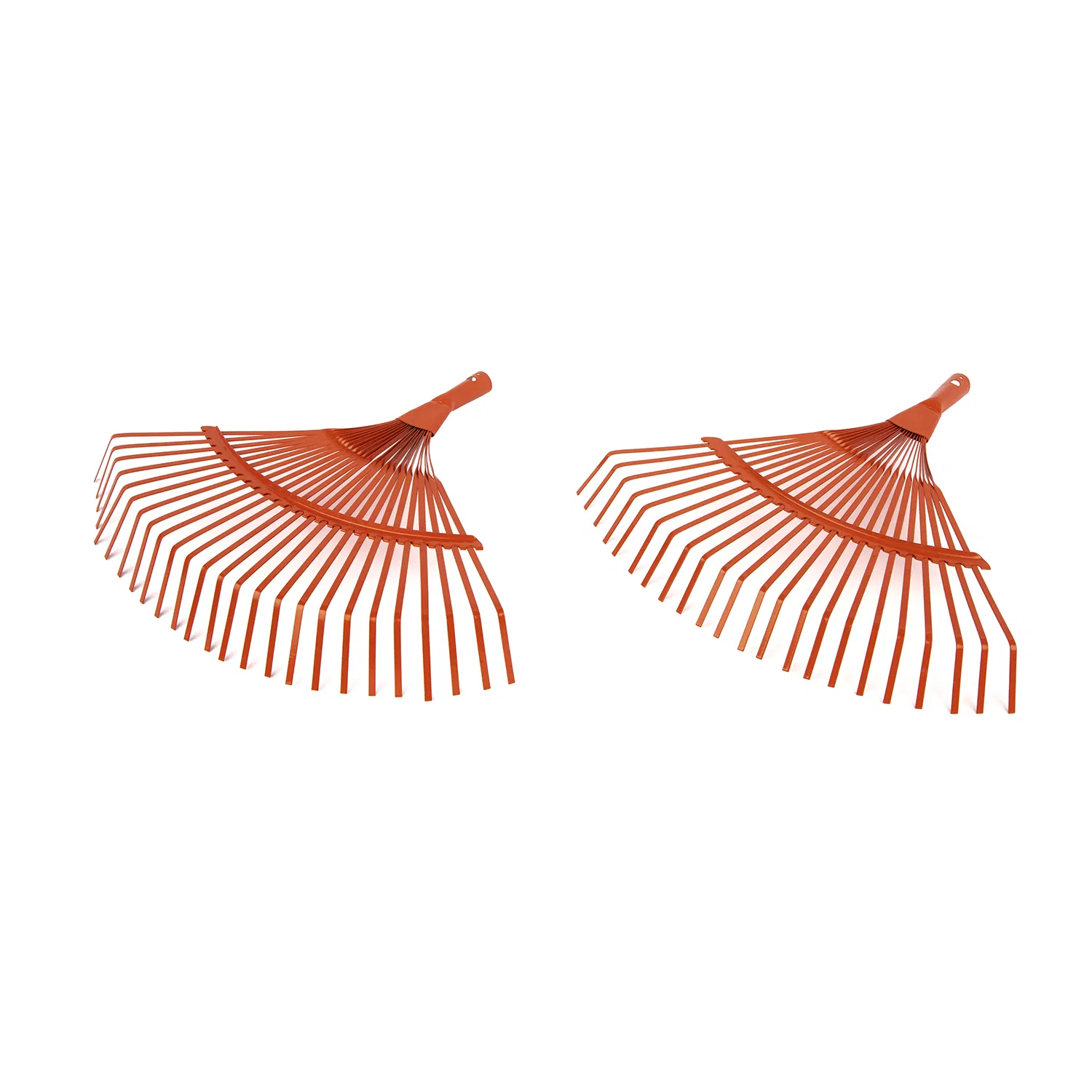 24 Teeth Carbon Steel Garden Rake for Lawns and Yards