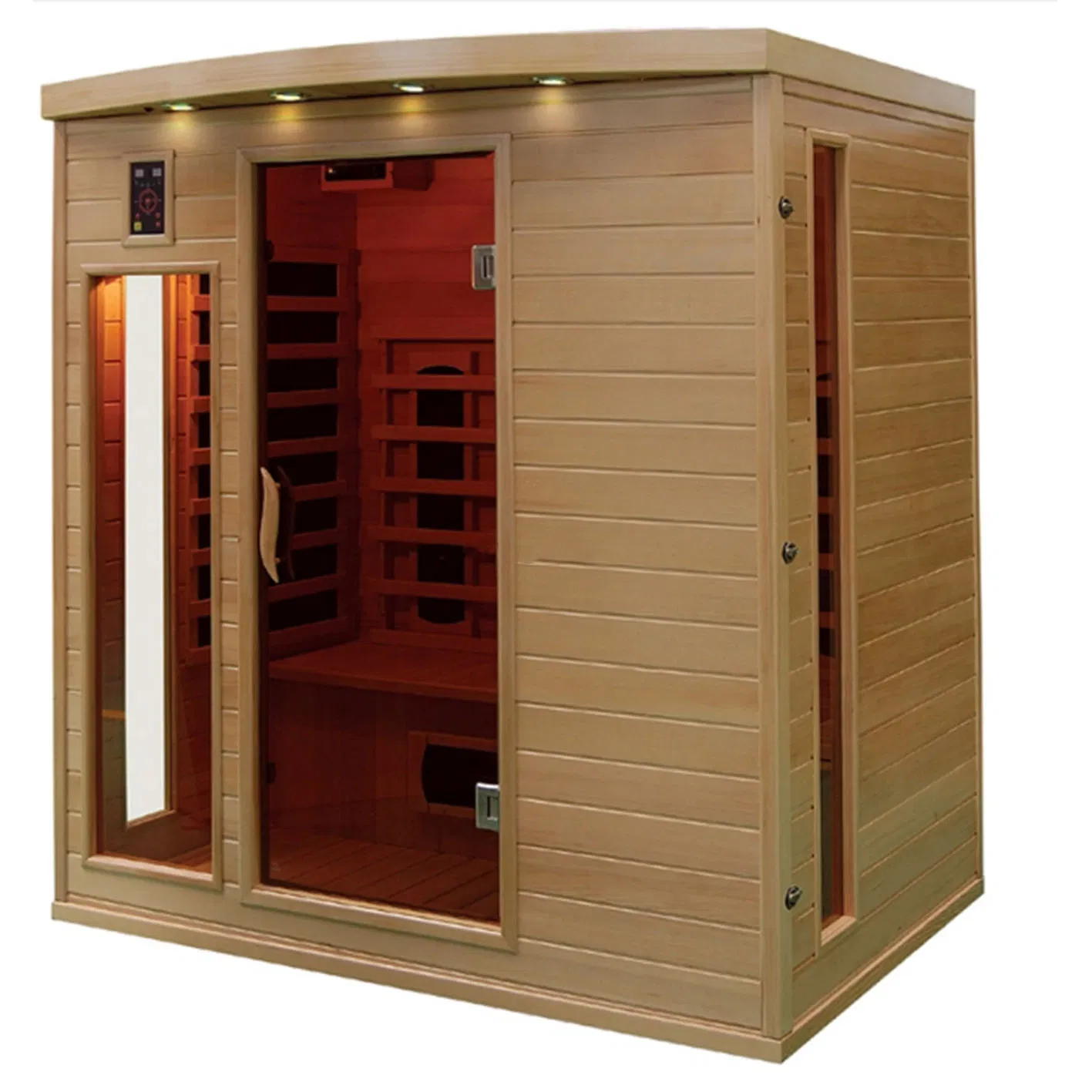 Professional 2 Person Wood Steam Sauna Room for Indoor High Security