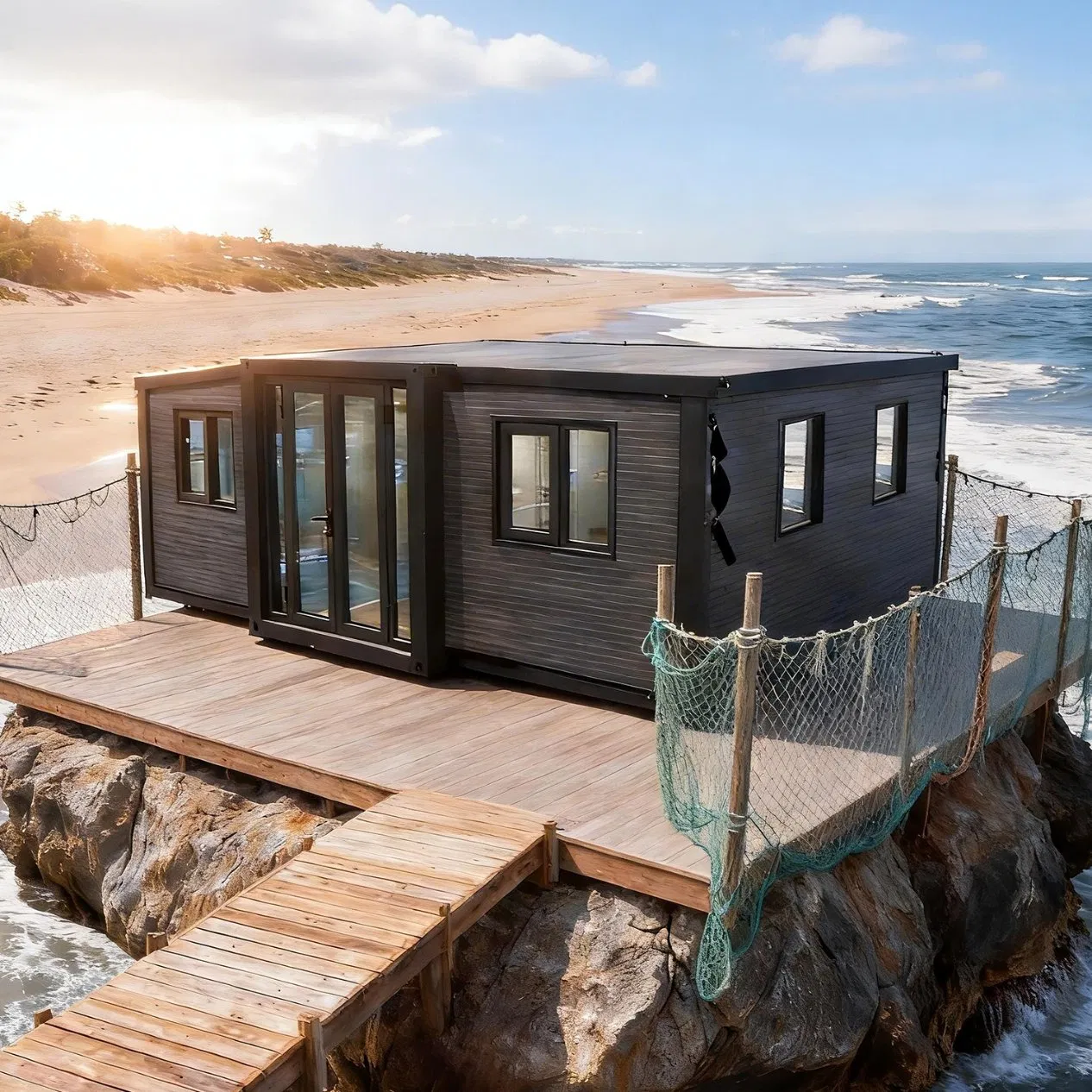 Mobile Tiny House 3 4 Bedroom Folding Prefabricated Homes 20FT 40FT Luxury Expandable Container House